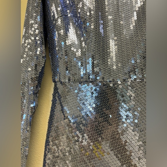 Sequined stretch-tulle gown - Picture 3 of 5